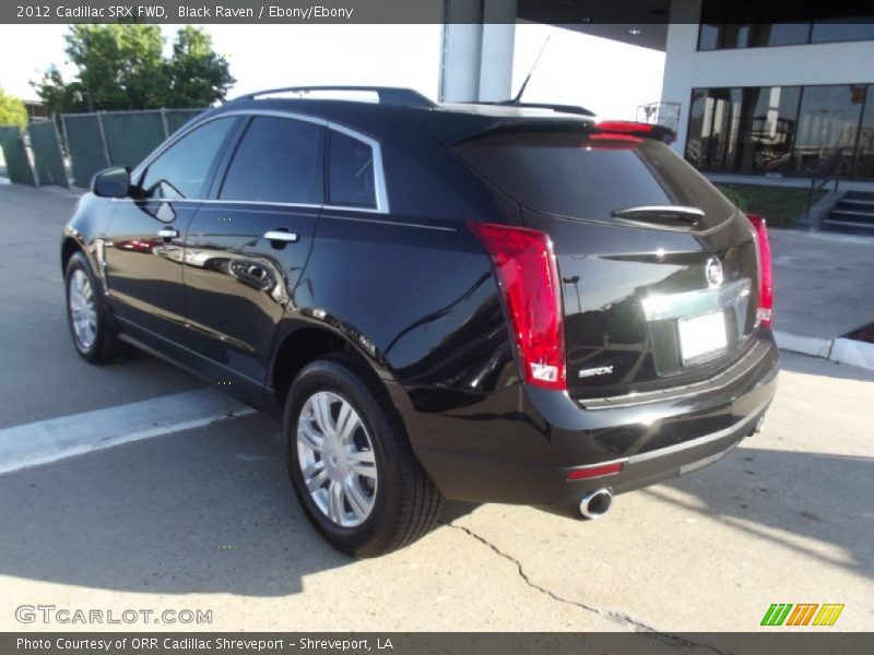 Black Raven / Ebony/Ebony 2012 Cadillac SRX FWD