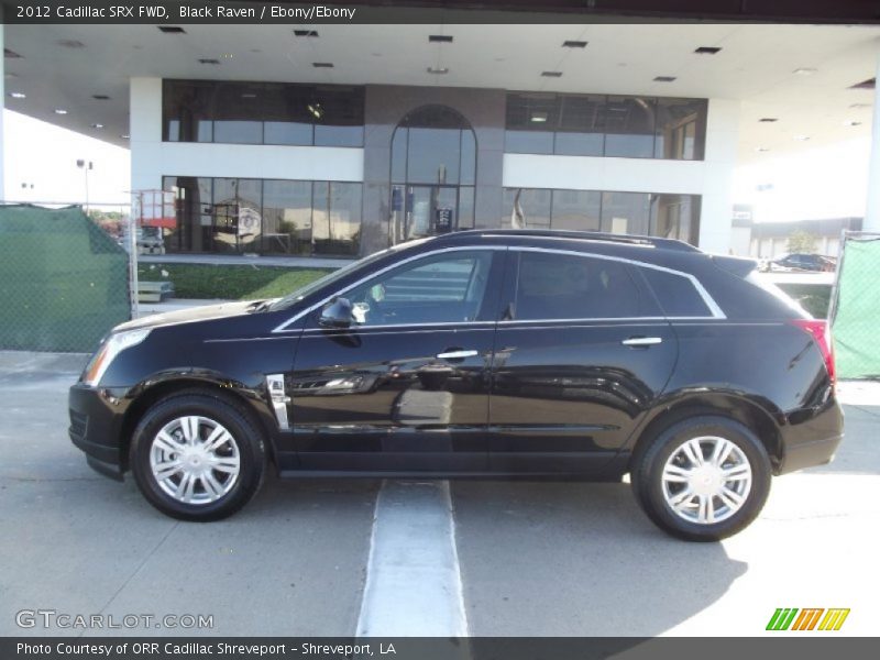 Black Raven / Ebony/Ebony 2012 Cadillac SRX FWD