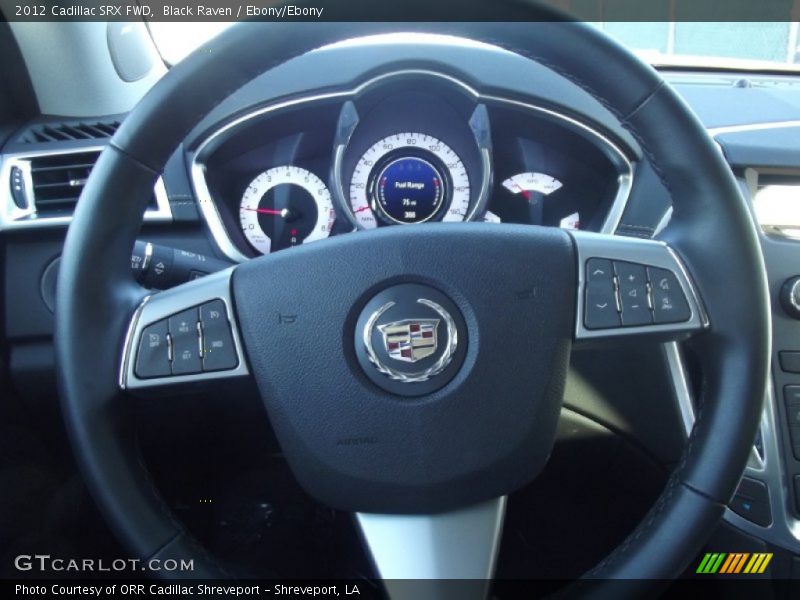 Black Raven / Ebony/Ebony 2012 Cadillac SRX FWD