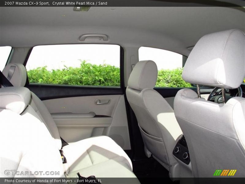 Crystal White Pearl Mica / Sand 2007 Mazda CX-9 Sport
