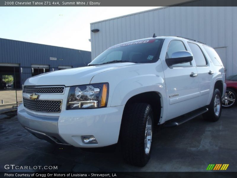 Summit White / Ebony 2008 Chevrolet Tahoe Z71 4x4