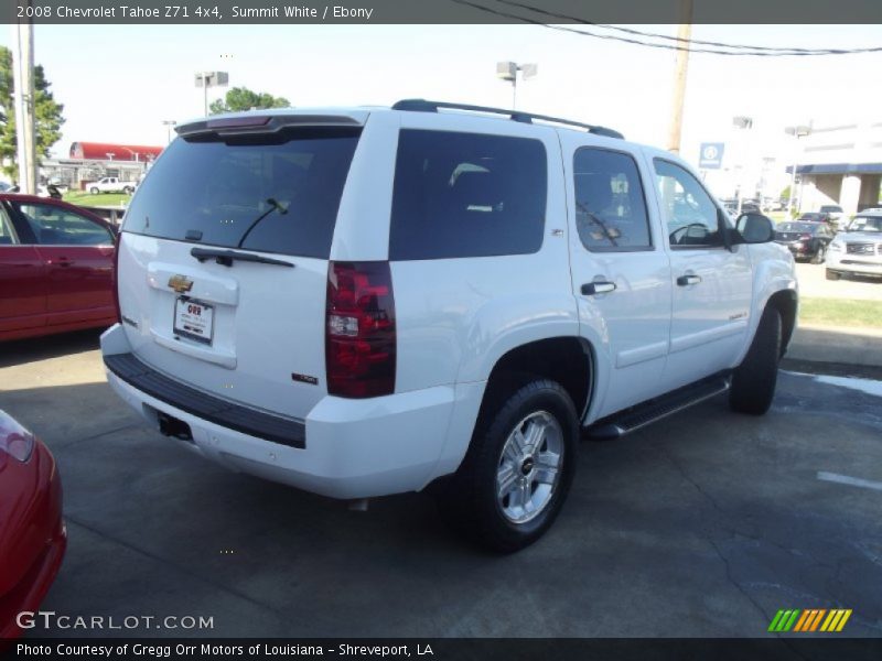 Summit White / Ebony 2008 Chevrolet Tahoe Z71 4x4