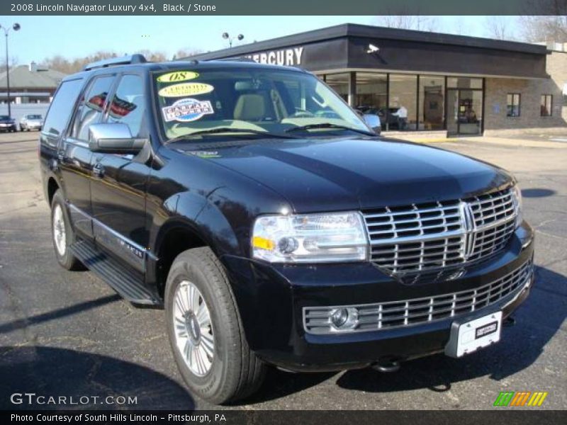 Black / Stone 2008 Lincoln Navigator Luxury 4x4