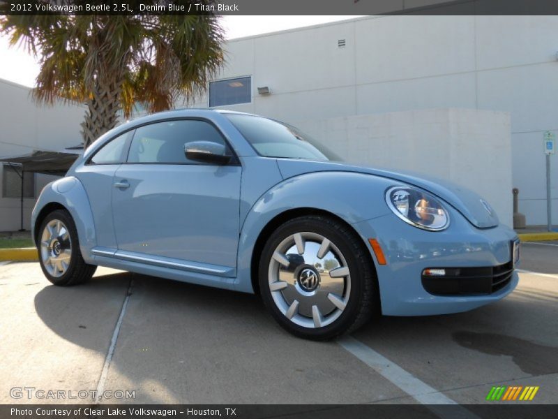 Denim Blue / Titan Black 2012 Volkswagen Beetle 2.5L