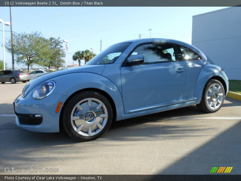 Denim Blue / Titan Black 2012 Volkswagen Beetle 2.5L