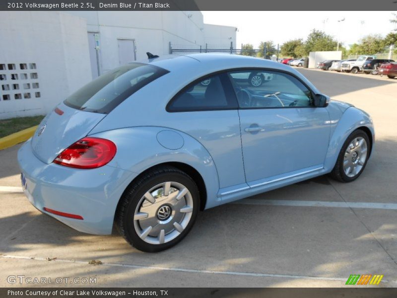 Denim Blue / Titan Black 2012 Volkswagen Beetle 2.5L