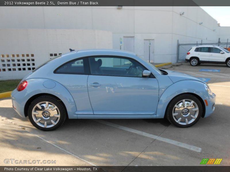 Denim Blue / Titan Black 2012 Volkswagen Beetle 2.5L