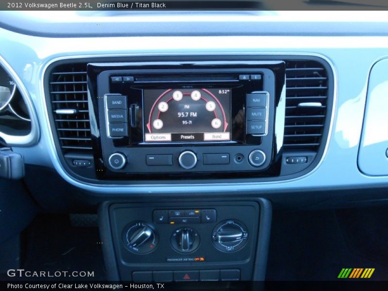 Denim Blue / Titan Black 2012 Volkswagen Beetle 2.5L