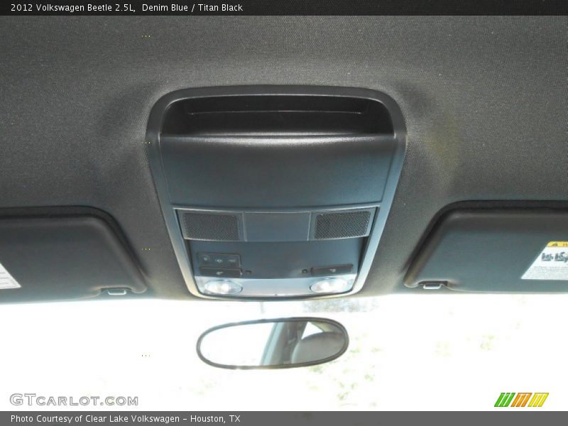 Denim Blue / Titan Black 2012 Volkswagen Beetle 2.5L