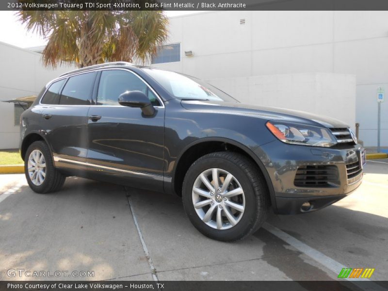 Dark Flint Metallic / Black Anthracite 2012 Volkswagen Touareg TDI Sport 4XMotion