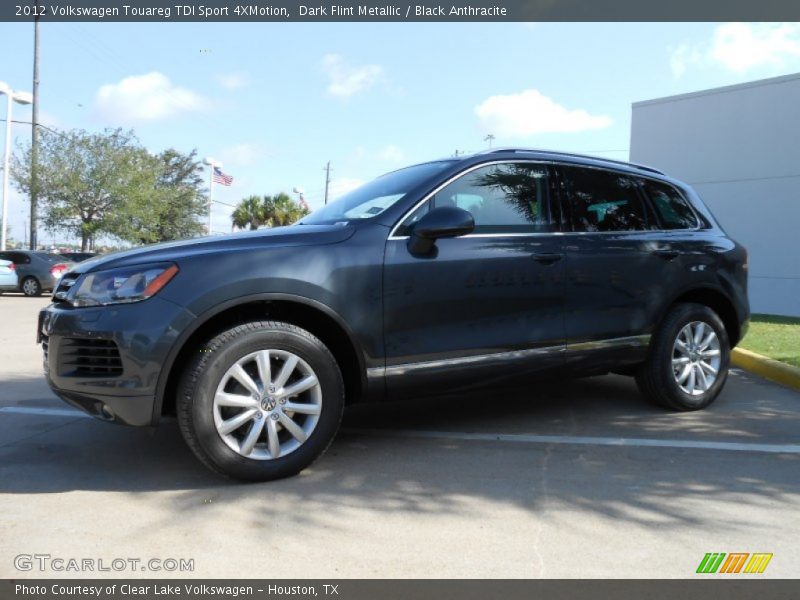Dark Flint Metallic / Black Anthracite 2012 Volkswagen Touareg TDI Sport 4XMotion