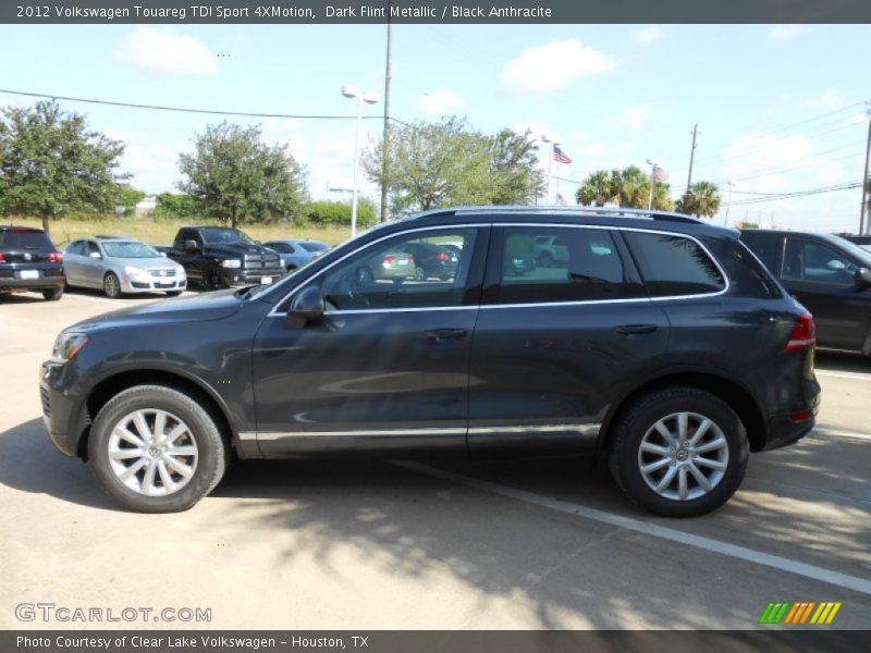 Dark Flint Metallic / Black Anthracite 2012 Volkswagen Touareg TDI Sport 4XMotion