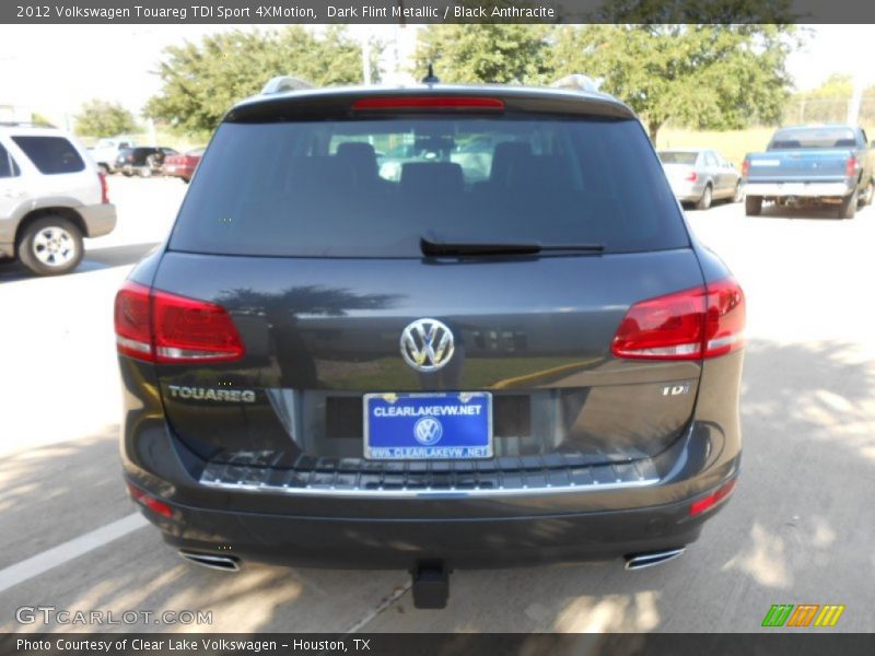 Dark Flint Metallic / Black Anthracite 2012 Volkswagen Touareg TDI Sport 4XMotion