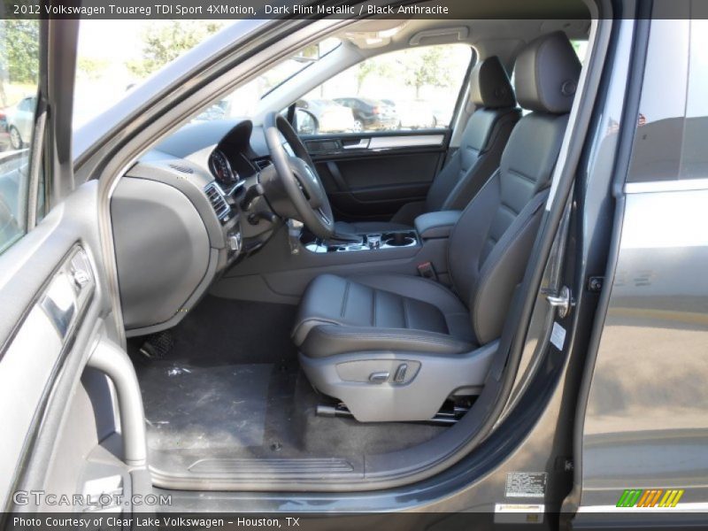 Dark Flint Metallic / Black Anthracite 2012 Volkswagen Touareg TDI Sport 4XMotion