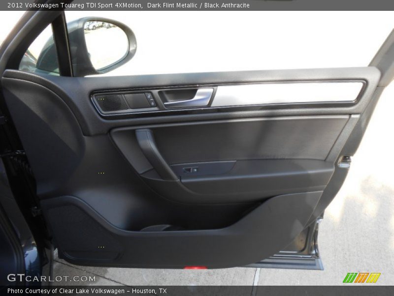 Dark Flint Metallic / Black Anthracite 2012 Volkswagen Touareg TDI Sport 4XMotion