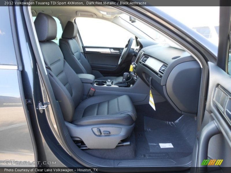 Dark Flint Metallic / Black Anthracite 2012 Volkswagen Touareg TDI Sport 4XMotion