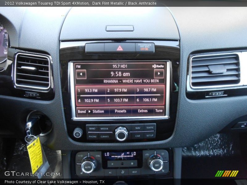 Dark Flint Metallic / Black Anthracite 2012 Volkswagen Touareg TDI Sport 4XMotion