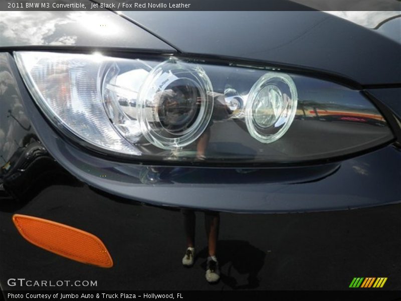 Jet Black / Fox Red Novillo Leather 2011 BMW M3 Convertible