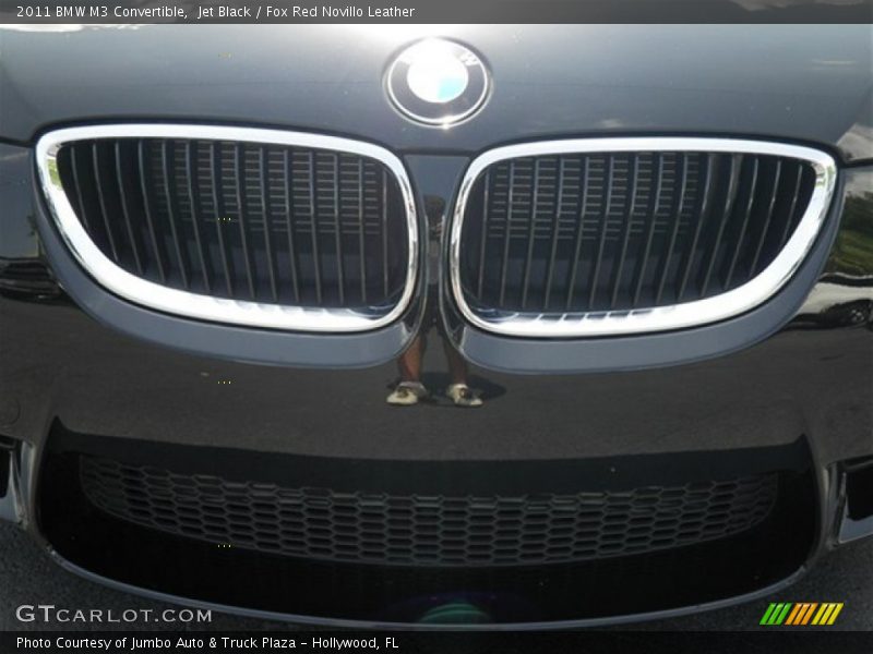 Jet Black / Fox Red Novillo Leather 2011 BMW M3 Convertible