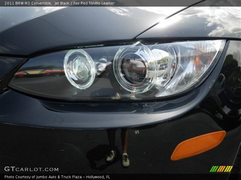 Jet Black / Fox Red Novillo Leather 2011 BMW M3 Convertible
