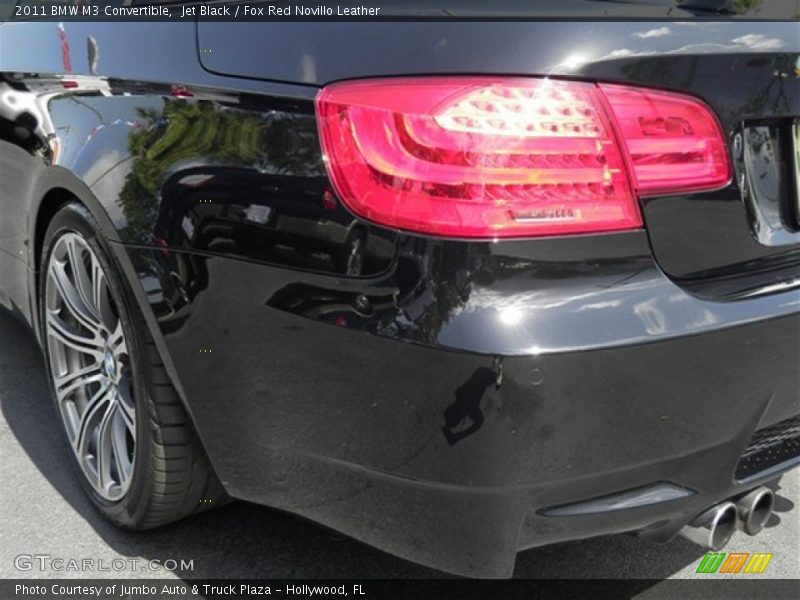 Jet Black / Fox Red Novillo Leather 2011 BMW M3 Convertible