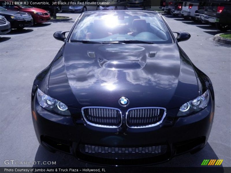 Jet Black / Fox Red Novillo Leather 2011 BMW M3 Convertible