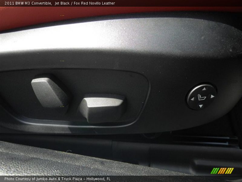Jet Black / Fox Red Novillo Leather 2011 BMW M3 Convertible