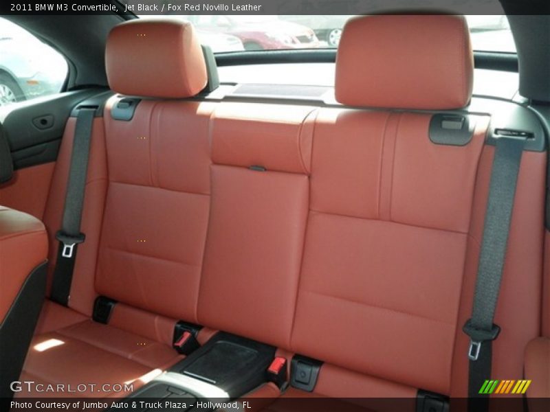 Rear Seat of 2011 M3 Convertible