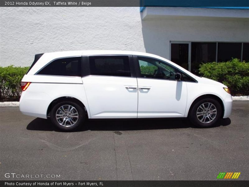 Taffeta White / Beige 2012 Honda Odyssey EX