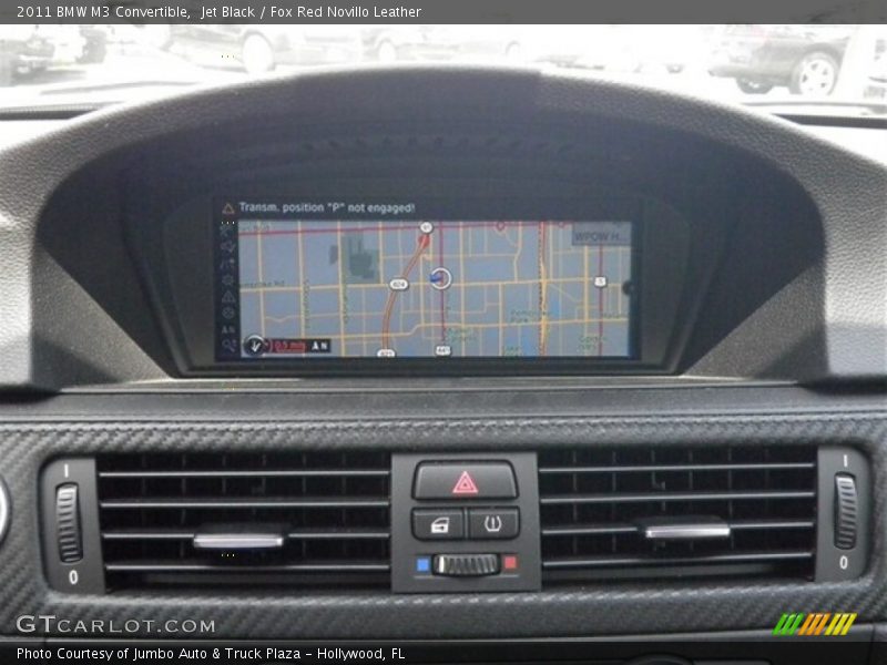 Navigation of 2011 M3 Convertible