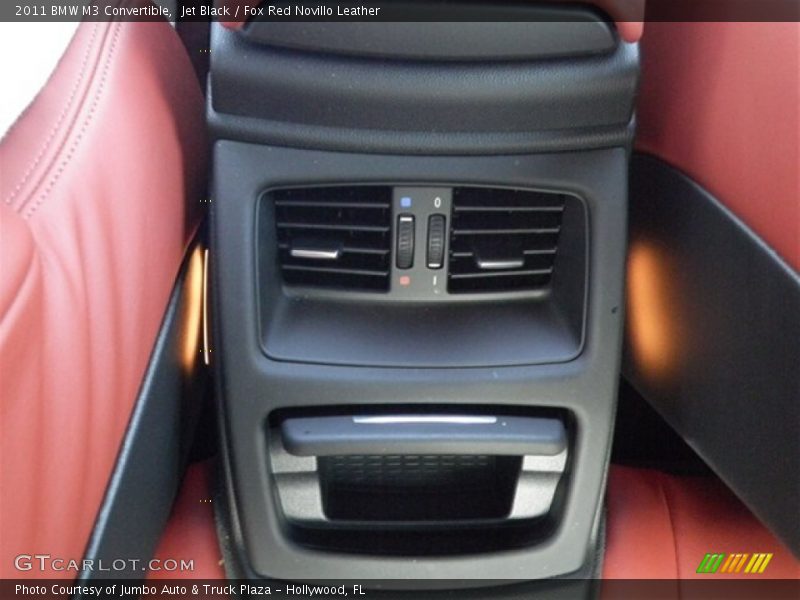 Jet Black / Fox Red Novillo Leather 2011 BMW M3 Convertible