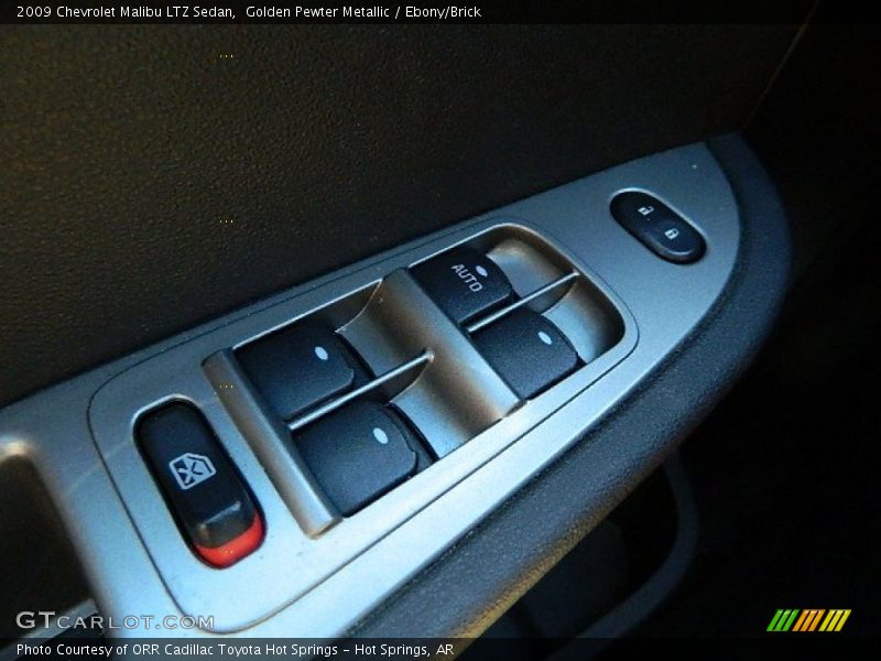 Golden Pewter Metallic / Ebony/Brick 2009 Chevrolet Malibu LTZ Sedan
