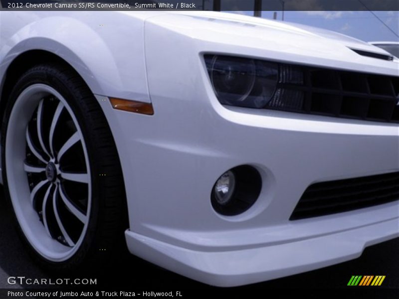 Summit White / Black 2012 Chevrolet Camaro SS/RS Convertible
