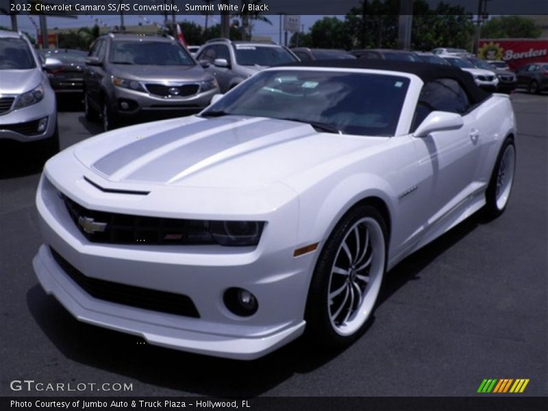 Front 3/4 View of 2012 Camaro SS/RS Convertible