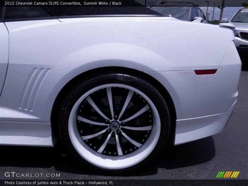 Custom Wheels of 2012 Camaro SS/RS Convertible