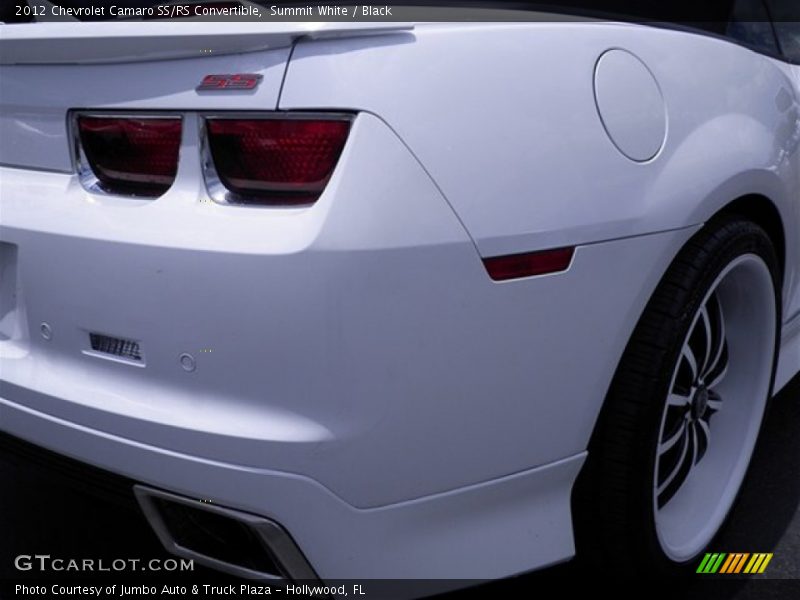 Summit White / Black 2012 Chevrolet Camaro SS/RS Convertible