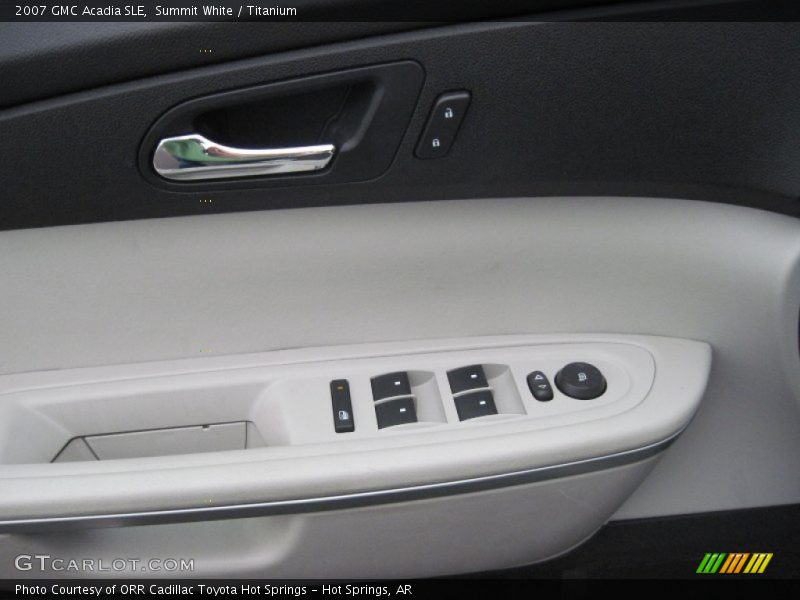 Summit White / Titanium 2007 GMC Acadia SLE