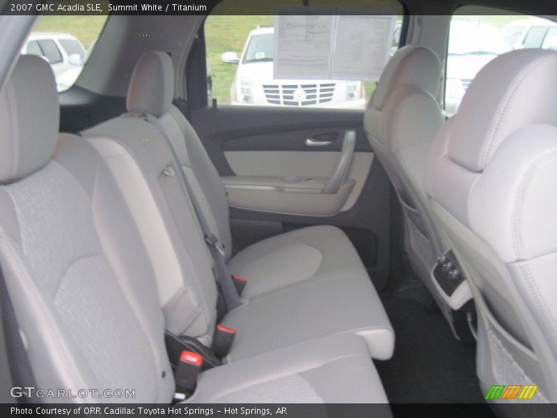 Summit White / Titanium 2007 GMC Acadia SLE