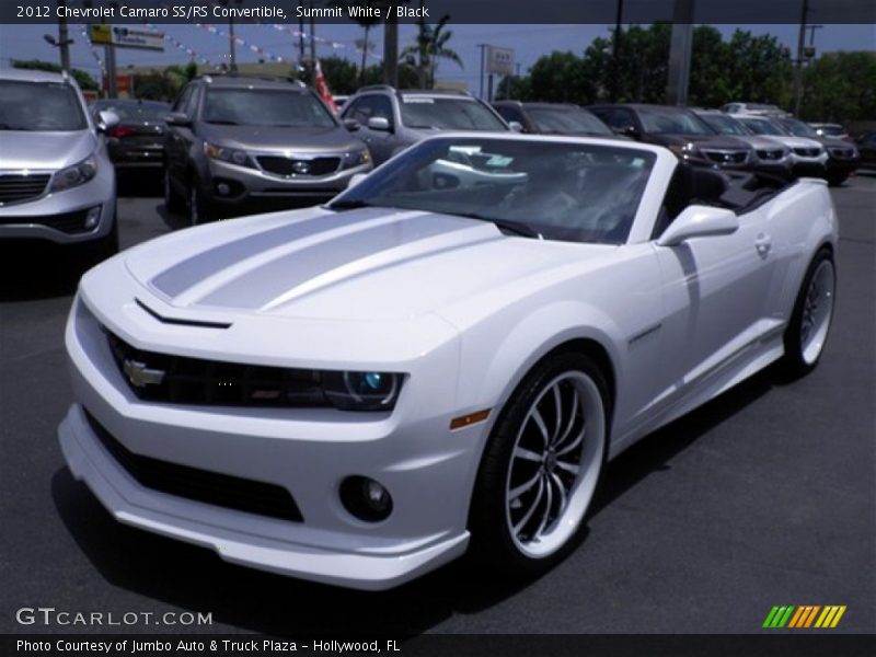 Front 3/4 View of 2012 Camaro SS/RS Convertible