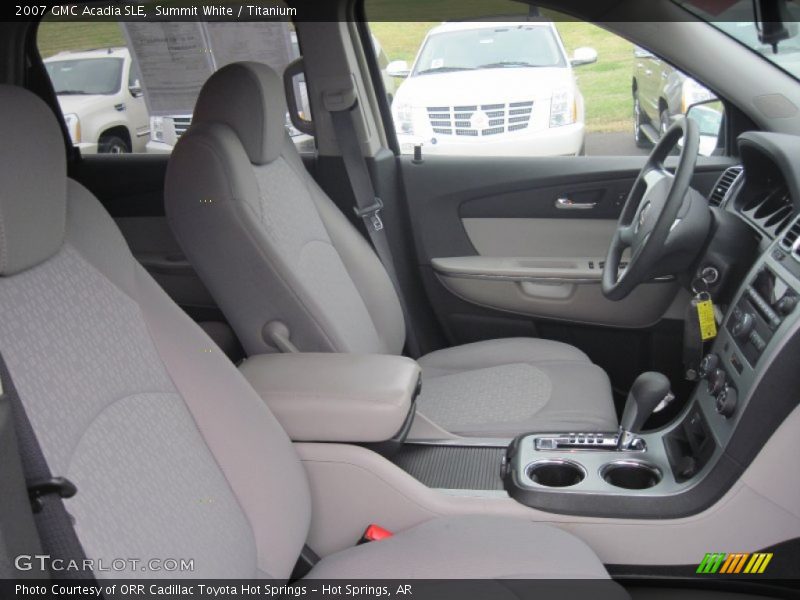 Summit White / Titanium 2007 GMC Acadia SLE