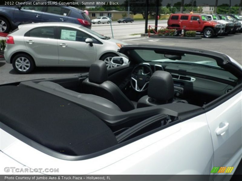 Summit White / Black 2012 Chevrolet Camaro SS/RS Convertible