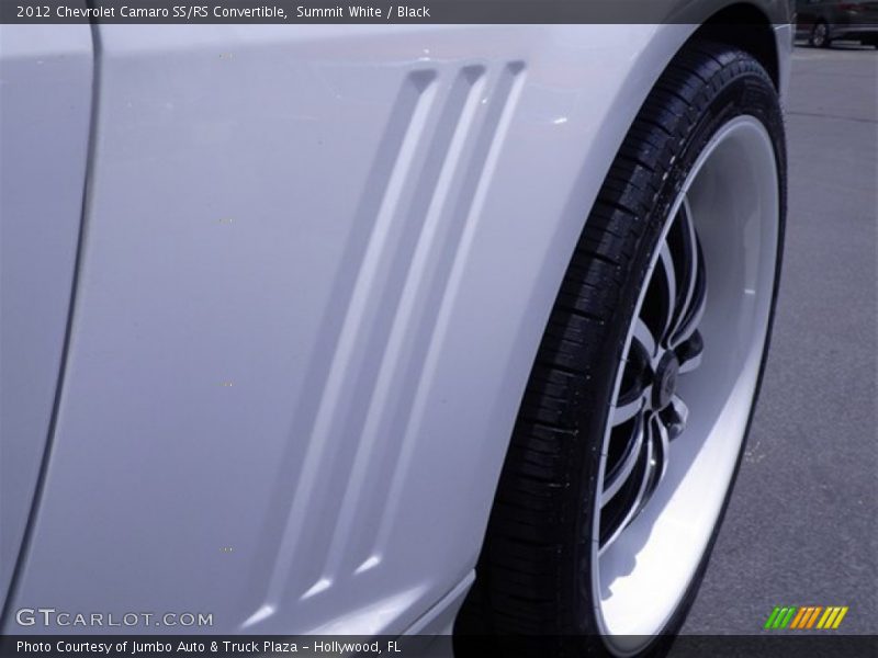 Summit White / Black 2012 Chevrolet Camaro SS/RS Convertible
