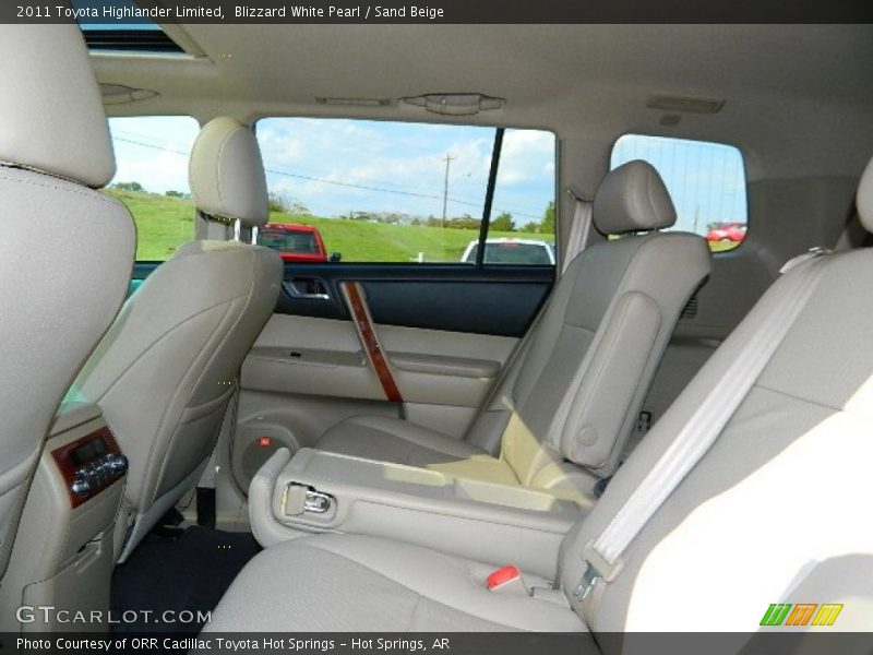 Blizzard White Pearl / Sand Beige 2011 Toyota Highlander Limited
