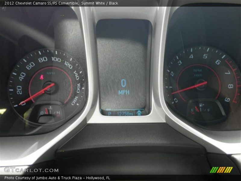 Summit White / Black 2012 Chevrolet Camaro SS/RS Convertible