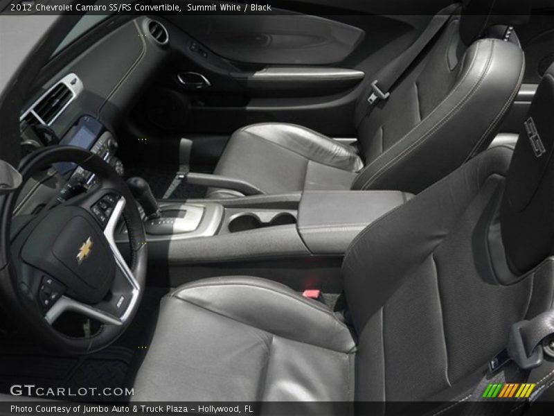 Front Seat of 2012 Camaro SS/RS Convertible