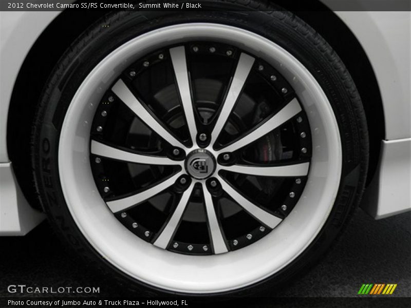 Custom Wheels of 2012 Camaro SS/RS Convertible