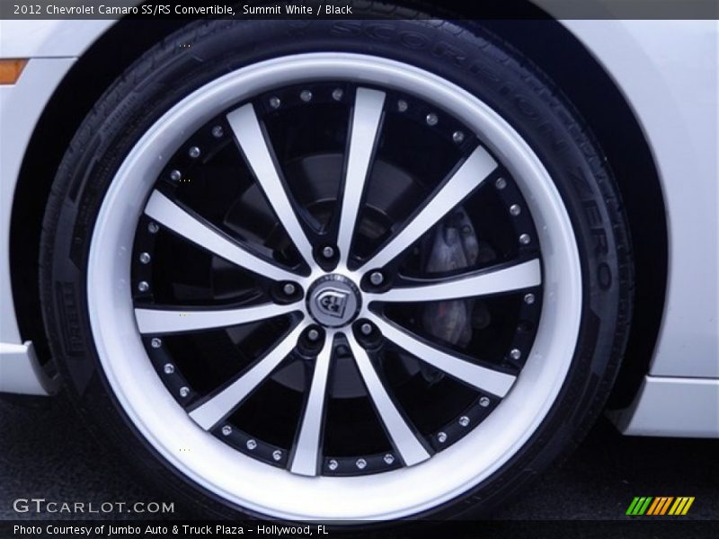 Custom Wheels of 2012 Camaro SS/RS Convertible