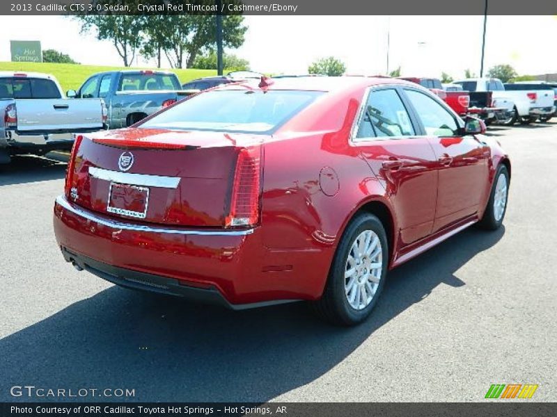 Crystal Red Tintcoat / Cashmere/Ebony 2013 Cadillac CTS 3.0 Sedan