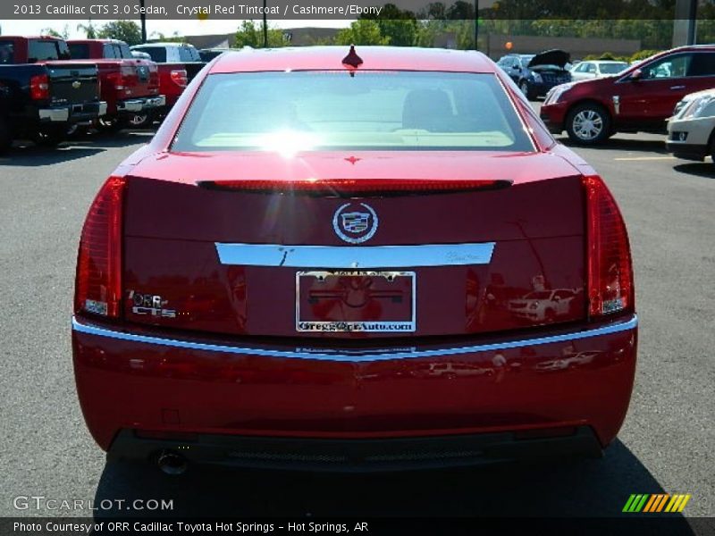 Crystal Red Tintcoat / Cashmere/Ebony 2013 Cadillac CTS 3.0 Sedan