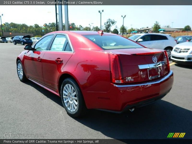 Crystal Red Tintcoat / Cashmere/Ebony 2013 Cadillac CTS 3.0 Sedan